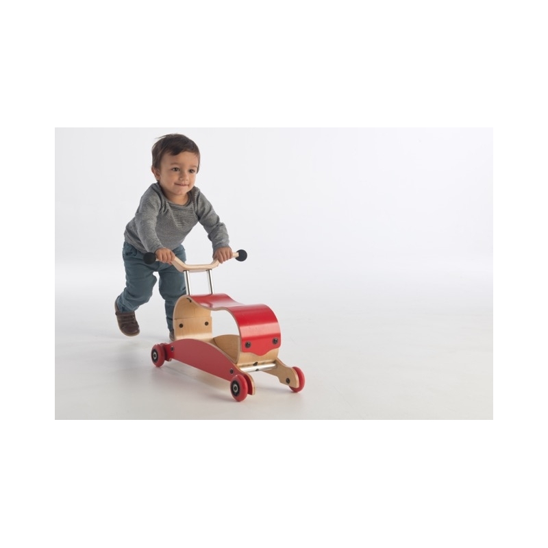 Correpasillos evolutivo de madera Wishbone | Aúpa Organics