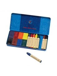 8 Bloques y 8 Lápices de Cera 8 colores Waldorf - Stockmar
