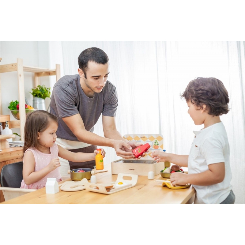 Comida y Bebida de Madera - Plan Toys