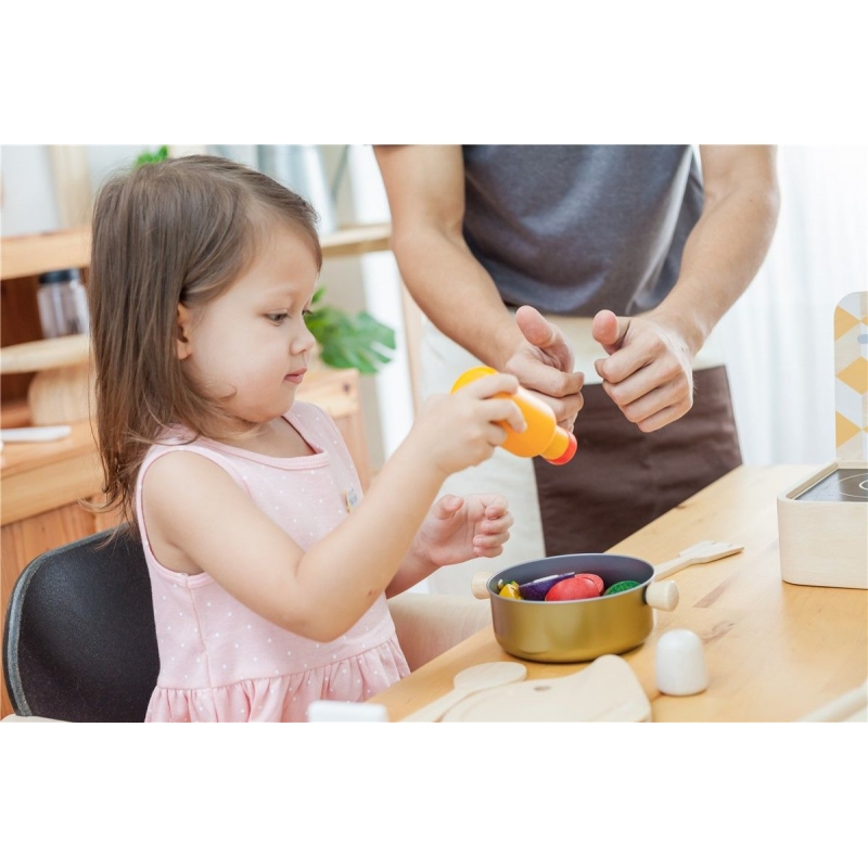 Comida y Bebida de Madera - Plan Toys