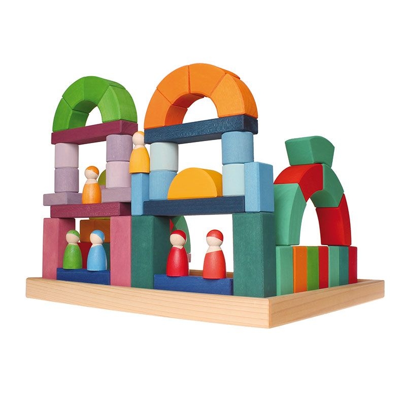 Gran Juego de Construcción Romanesque - Grimm's - Aúpa Organics