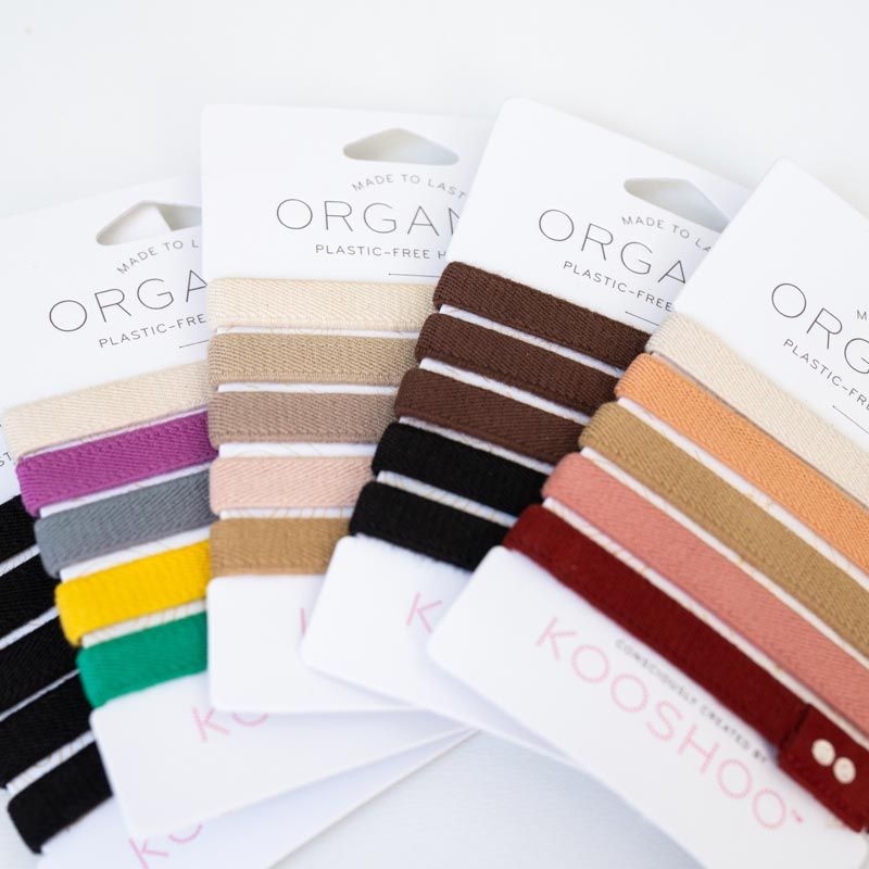 Coleteros de Algodón Orgánico de Kooshoo - Black