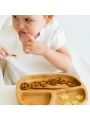 Plato Infantil de Madera de Bambú con Ventosa - Aúpa Organics