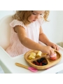 Plato Infantil de Madera de Bambú con Ventosa - Aúpa Organics
