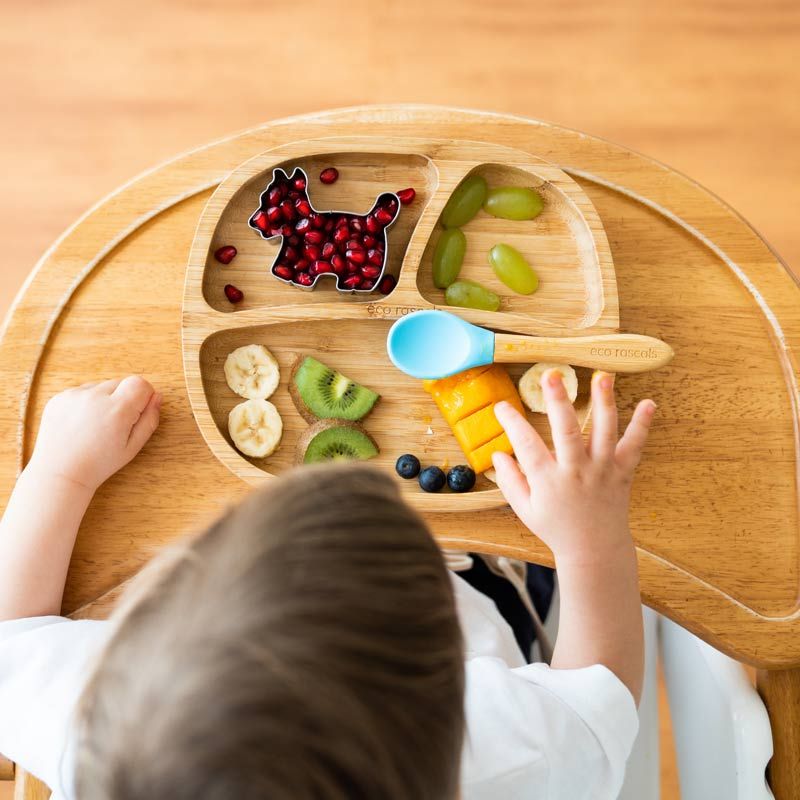 Plato Infantil de Madera de Bambú con Ventosa - Aúpa Organics