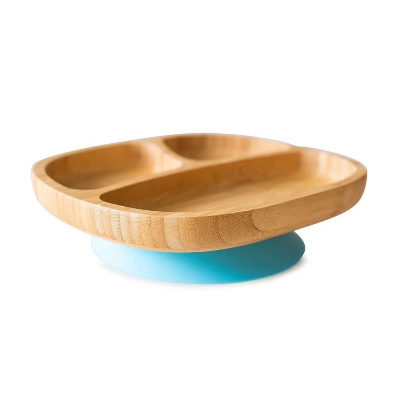 Plato Infantil de Madera de Bambú con Ventosa - Aúpa Organics