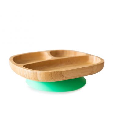 Plato Infantil de Madera de Bambú con Ventosa - Aúpa Organics