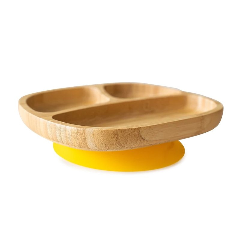 Plato Infantil de Madera de Bambú con Ventosa - Aúpa Organics Plato Infantil de Madera de Bambú con Ventosa - Aúpa Organics