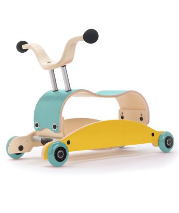 Mini Flip Correpasillos Wishbone 3en1- Blue & Yellow Mini Flip Correpasillos Wishbone 3en1- Blue & Yellow