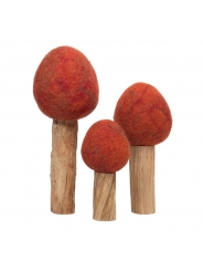 Árboles de Fieltro y Madera - Aúpa Organics