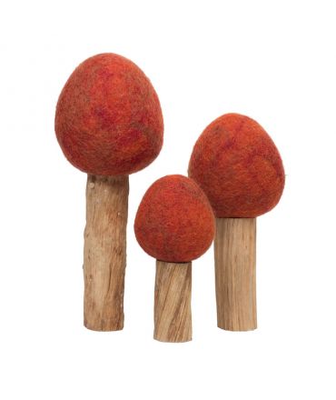 Árboles de Fieltro y Madera - Aúpa Organics