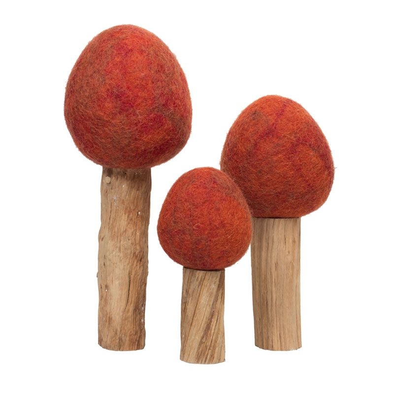 Árboles de Fieltro y Madera - Aúpa Organics