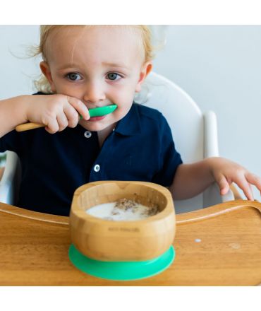 Bol Infantil de Madera de Bambú con Ventosa - Aúpa Organics
