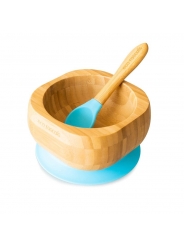 Bol Infantil de Madera de Bambú con Ventosa - Aúpa Organics