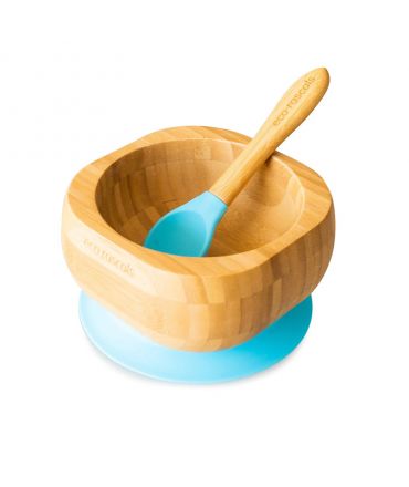 Bol Infantil de Madera de Bambú con Ventosa - Aúpa Organics