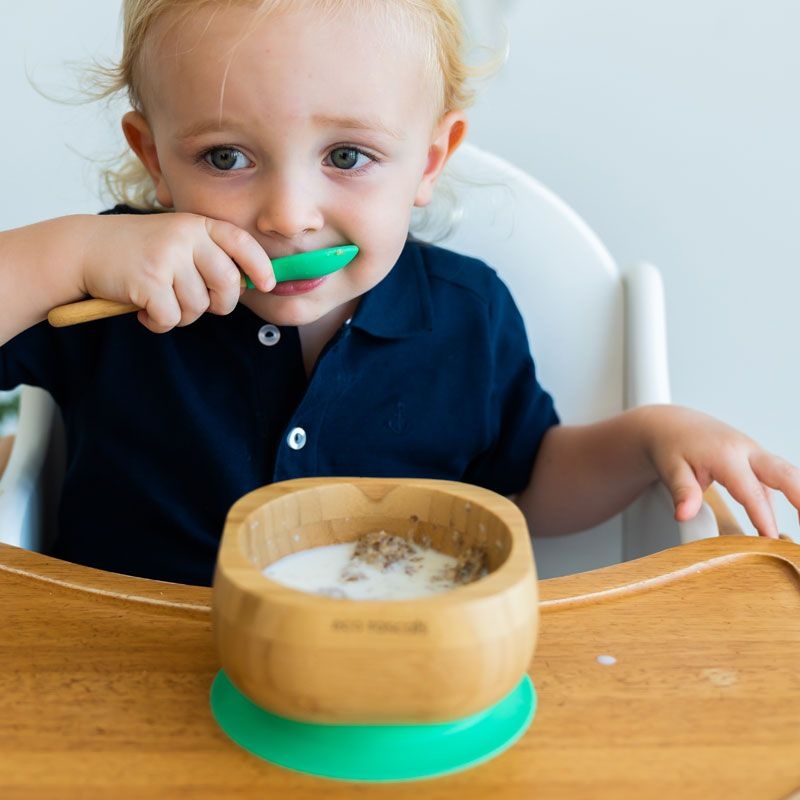 Bol Infantil de Madera de Bambú con Ventosa - Aúpa Organics