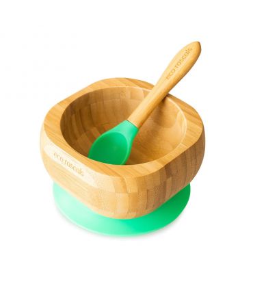 Bol Infantil de Madera de Bambú con Ventosa - Aúpa Organics