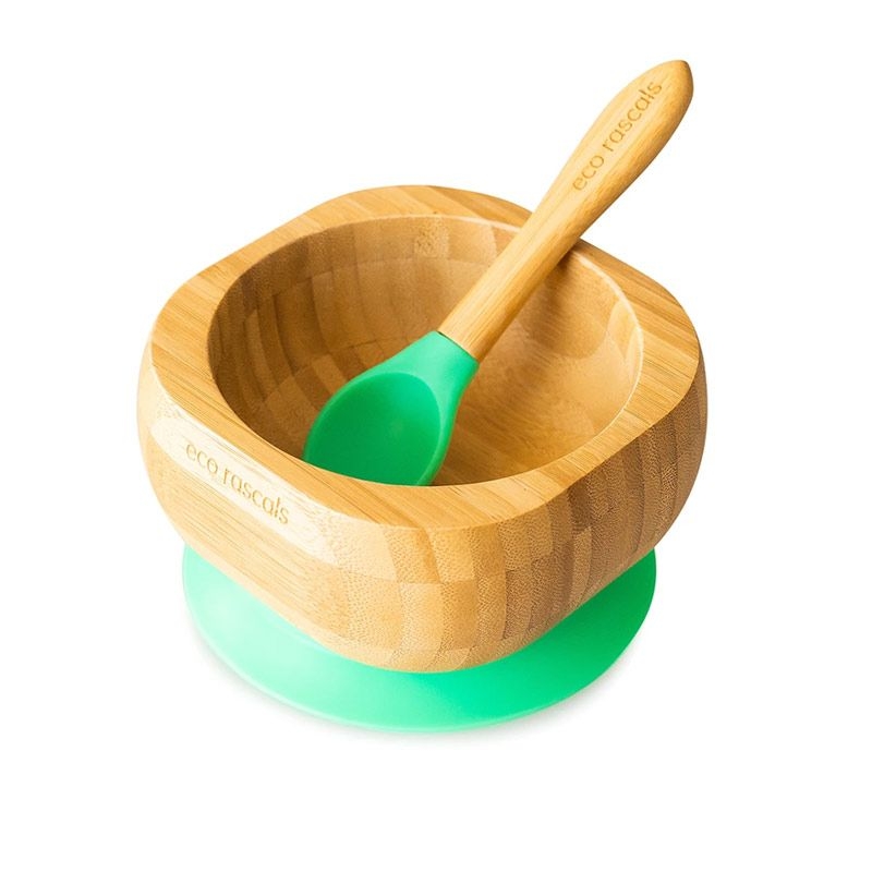 Bol Infantil de Madera de Bambú con Ventosa - Aúpa Organics