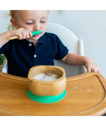 Bol Infantil de Madera de Bambú con Ventosa - Aúpa Organics