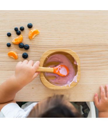 Bol Infantil de Madera de Bambú con Ventosa - Aúpa Organics