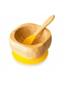 Bol Infantil de Madera de Bambú con Ventosa - Aúpa Organics