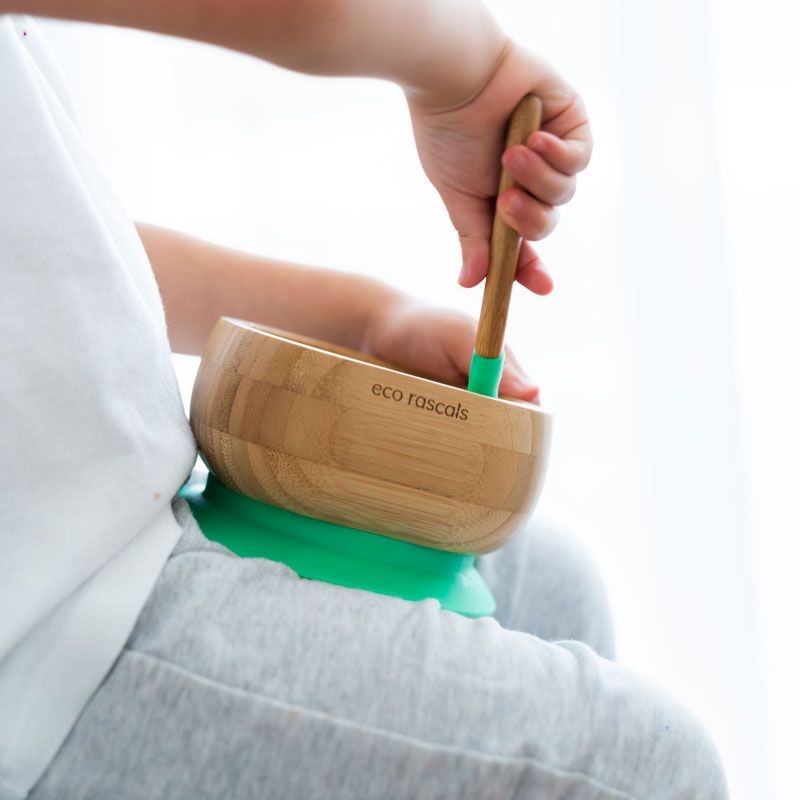 Bol Infantil de Madera de Bambú con Ventosa - Aúpa Organics