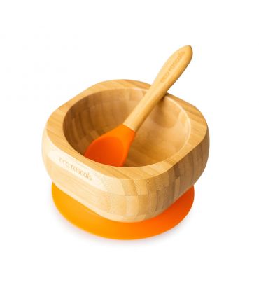 Bol Infantil de Madera de Bambú con Ventosa - Aúpa Organics