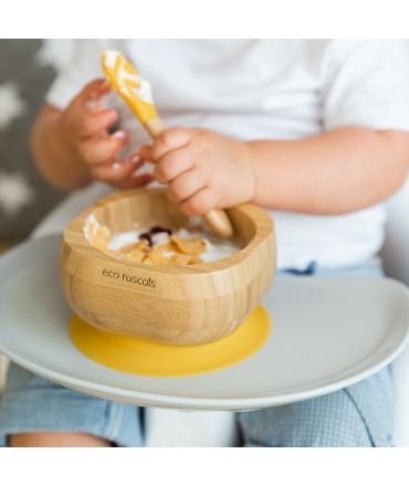 Cucharas Infantiles de Madera de Bambú - Aúpa Organics