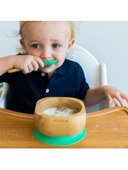 Cucharas Infantiles de Madera de Bambú - Aúpa Organics