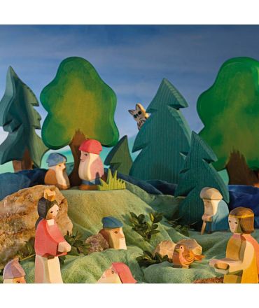 Telas y Animales de Madera Ostheimer - Aúpa Organics