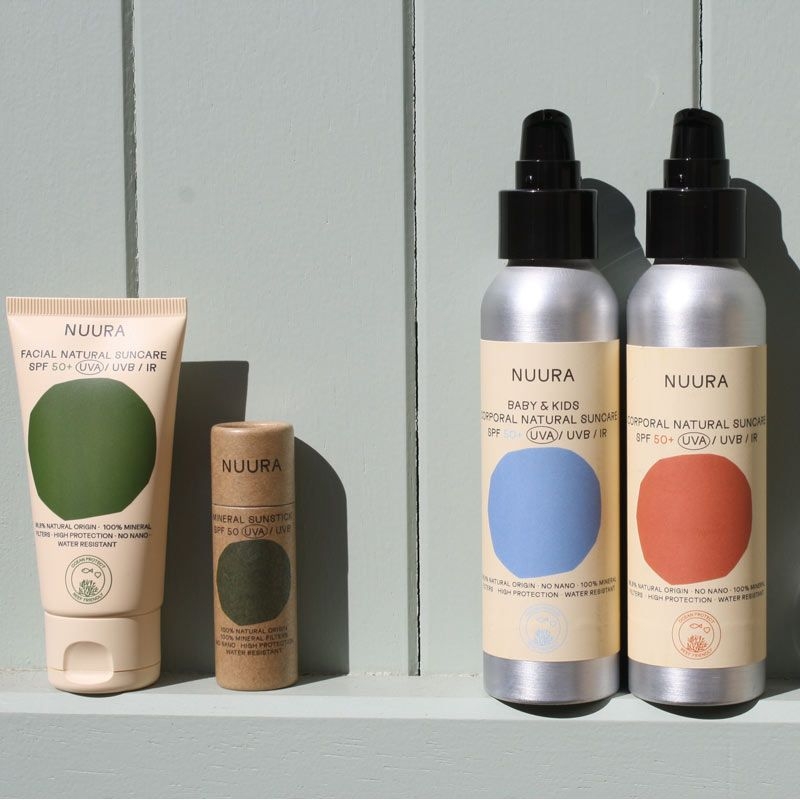 Protector Solar Ecológico Facial Barra COLOR NUURA 50 spf - Aúpa Organics