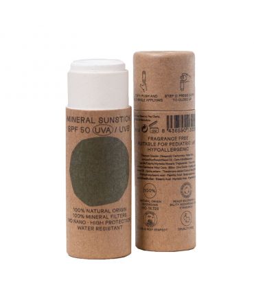 Protector Solar Ecológico Facial en Barra NUURA 50 spf - Aúpa Organics