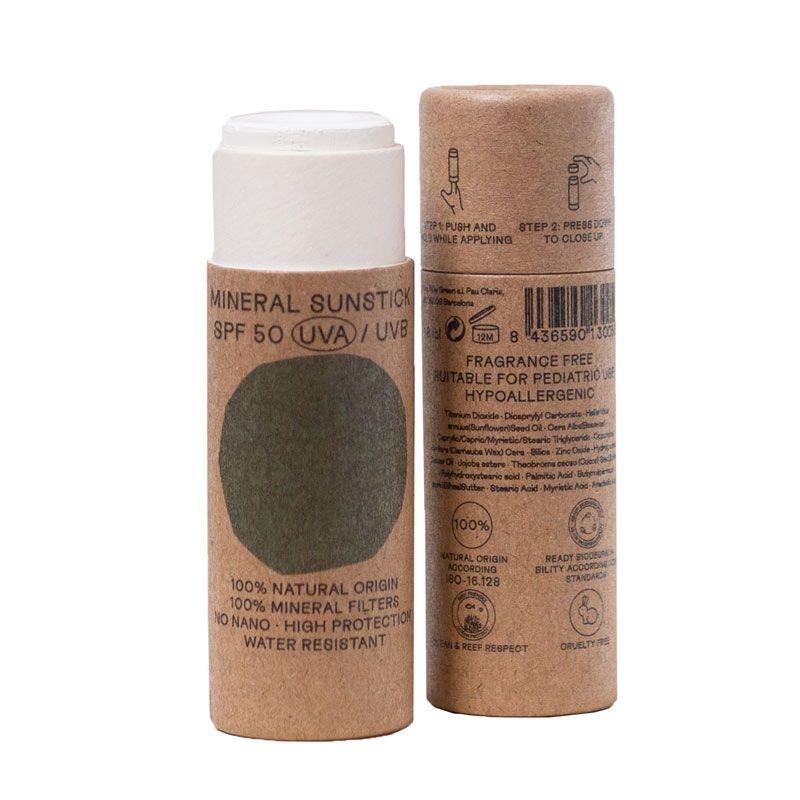 Protector Solar Ecológico Facial en Barra NUURA 50 spf - Aúpa Organics