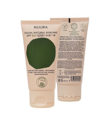 Protector Solar Ecológico Facial NUURA 50 spf - Aúpa Organics