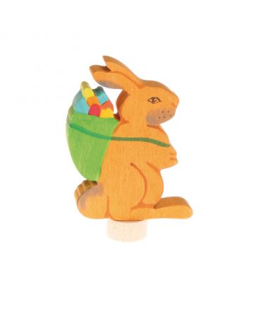 Conejo con cesto para el Anillo de Cumpleaños Grimm's - Aúpa Organics