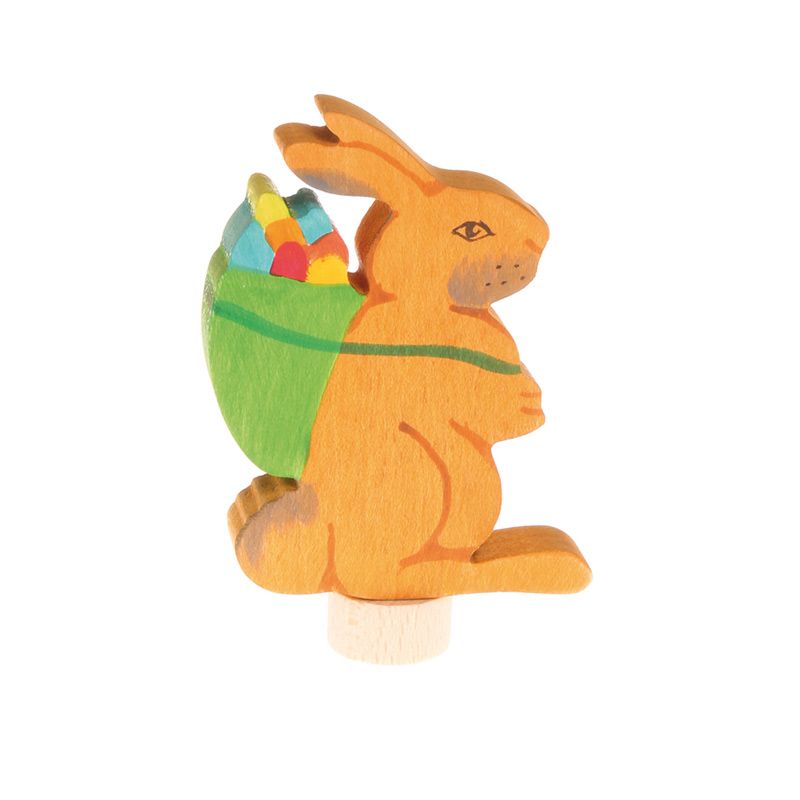 Conejo con cesto para el Anillo de Celebraciones - Grimm's Juego GR_04231