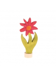 Flor roja Figura Anillo de Cumpleaños Grimm's - Aúpa Organics