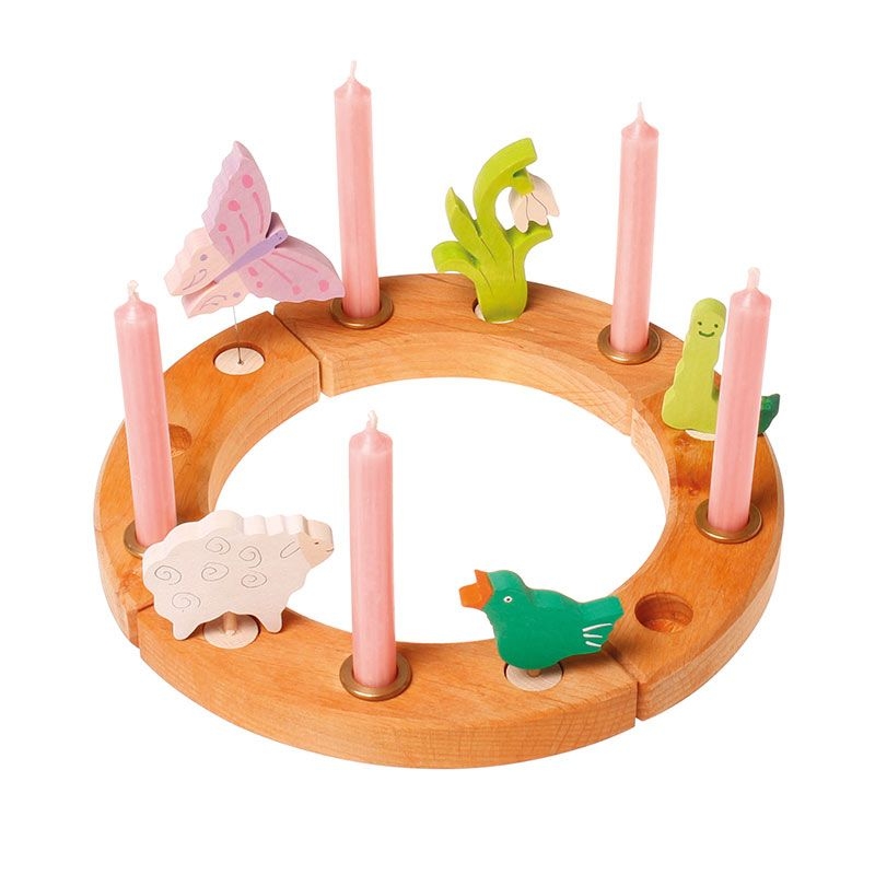 Pájaro Figura Anillo de Cumpleaños Grimm's - Aúpa Organics