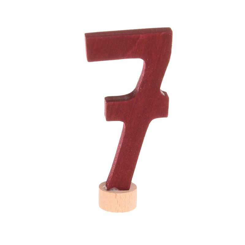 Número 7 Figura Anillo de Cumpleaños Grimm's - Aúpa Organics