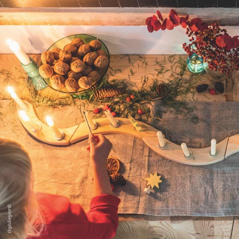 Vela para el Anillo de Cumpleaños Waldorf - Aúpa Organics