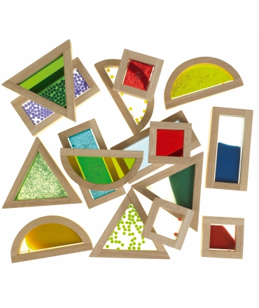 Juegos de bloques sensoriales Translúcidos| Aúpa Organics