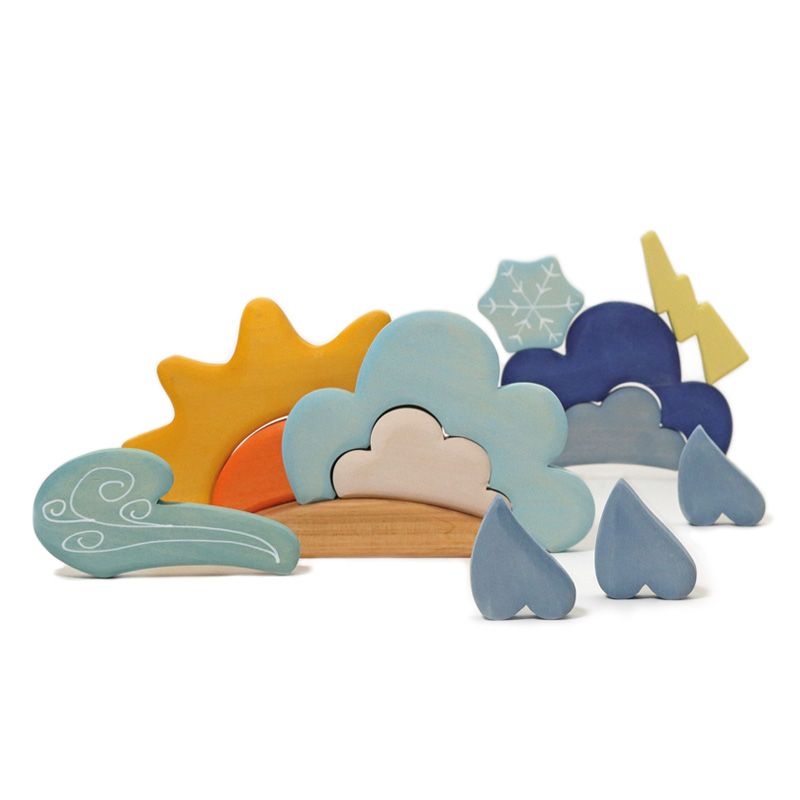 Juego de construcción El Tiempo - Aúpa Organics