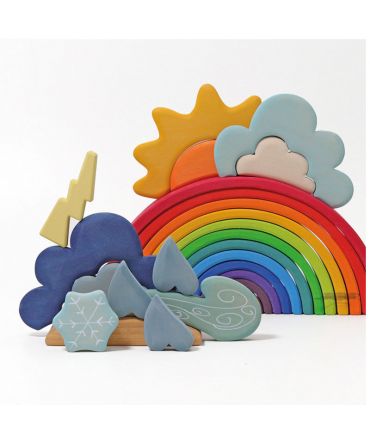 Juego de construcción El Tiempo - Aúpa Organics