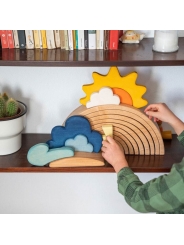 Juego de construcción El Tiempo - Aúpa Organics