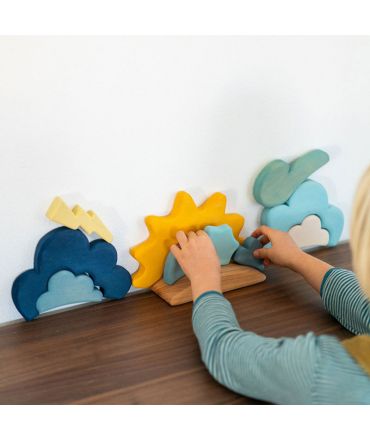 Juego de construcción El Tiempo - Aúpa Organics